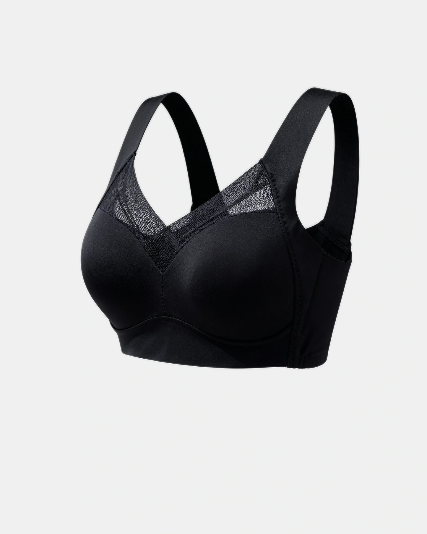 wireless comfort vest bra Black — Wear Rose