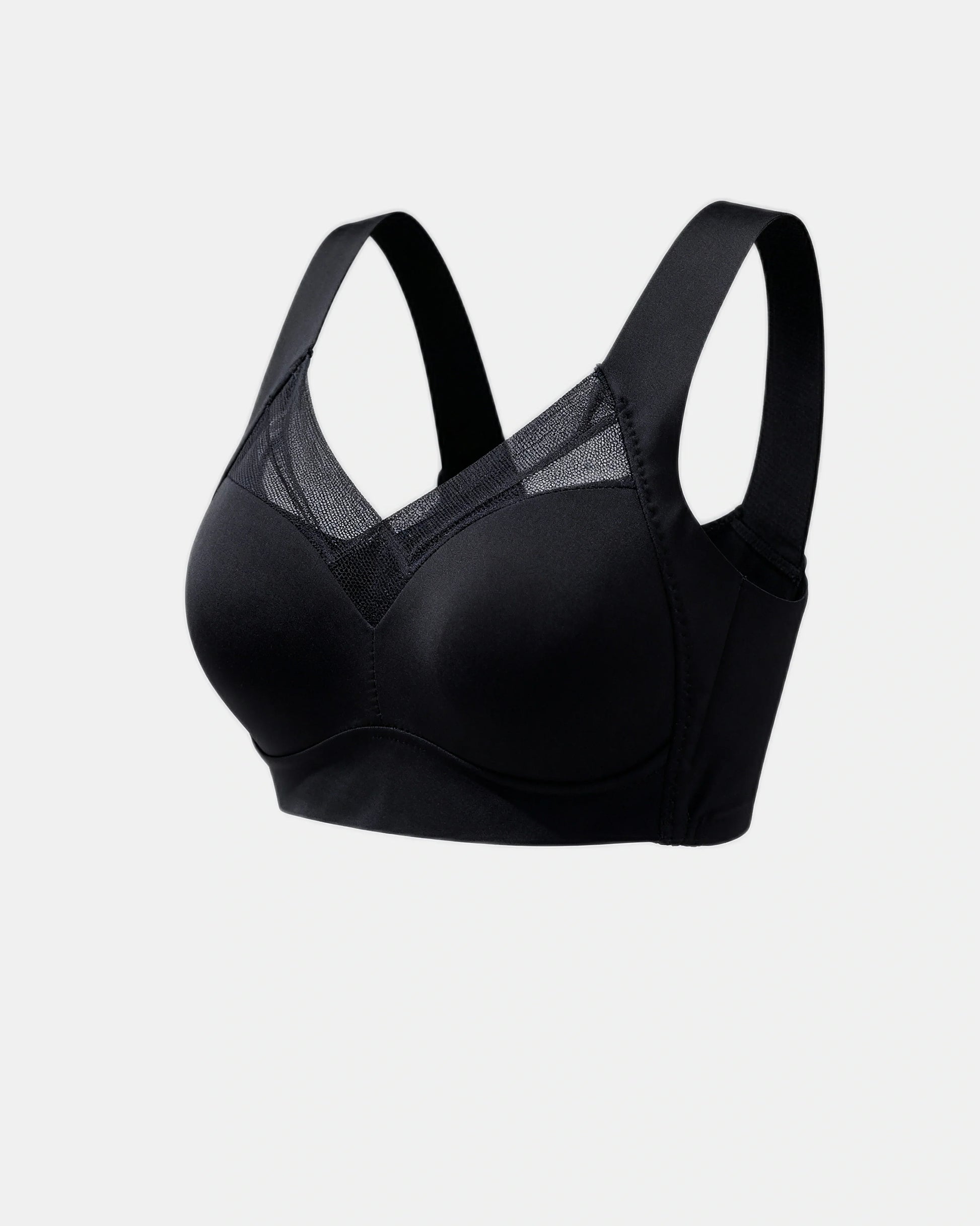 wireless comfort vest bra Black — Wear Rose
