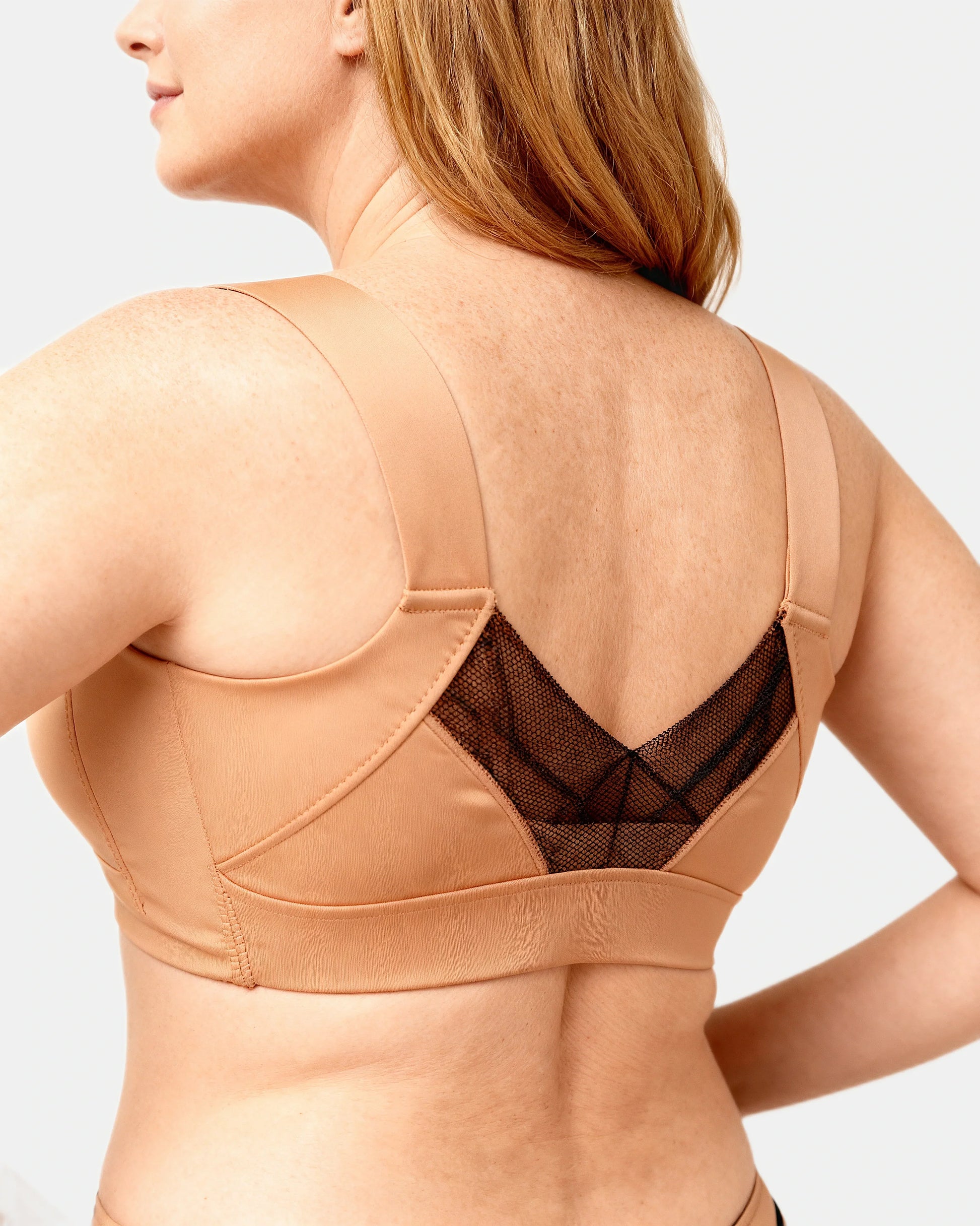 wireless comfort vest bra Nude — Wear Rose