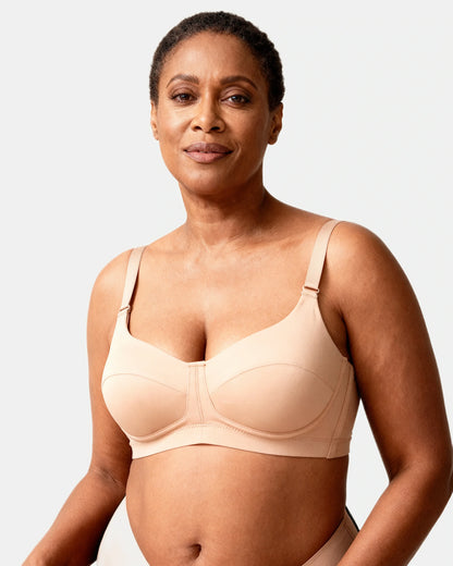 wireless push up bra Beige — Wear Rose