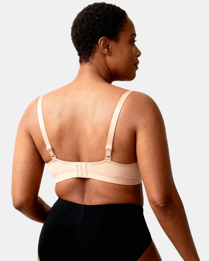 wireless push up bra Beige — Wear Rose