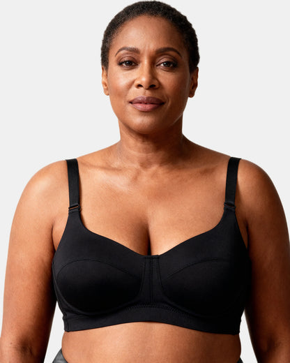 wireless push up bra Black — Wear Rose