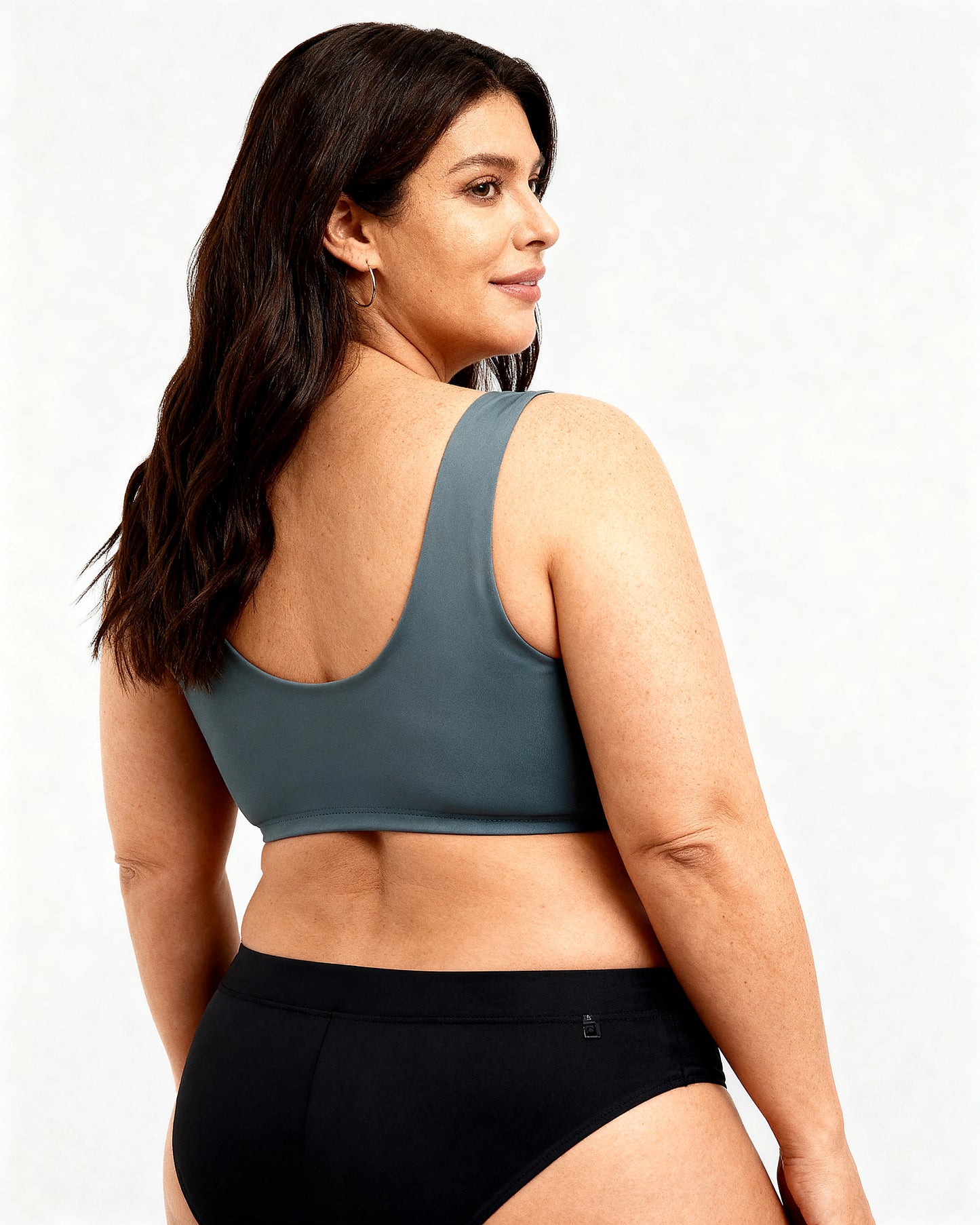 lace wireless fixed cup push up bra Blue — Wear Rose