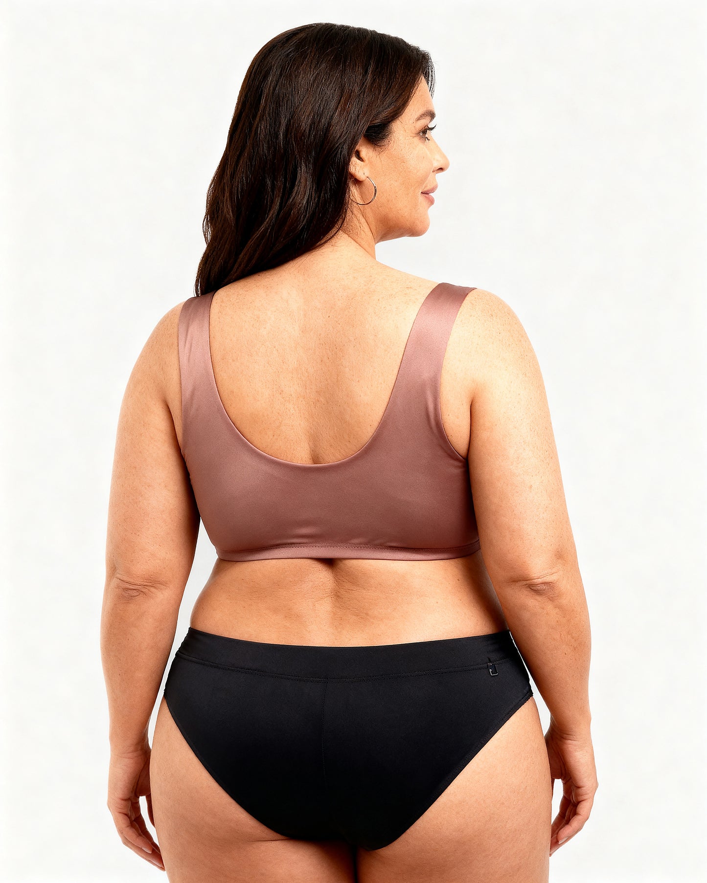 lace wireless fixed cup push up bra Mauve — Wear Rose