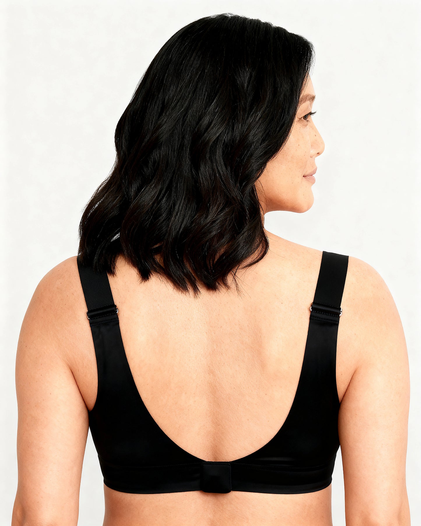wireless bra full coverage wireless daily bra comfortable wireless Black — Wear Rose