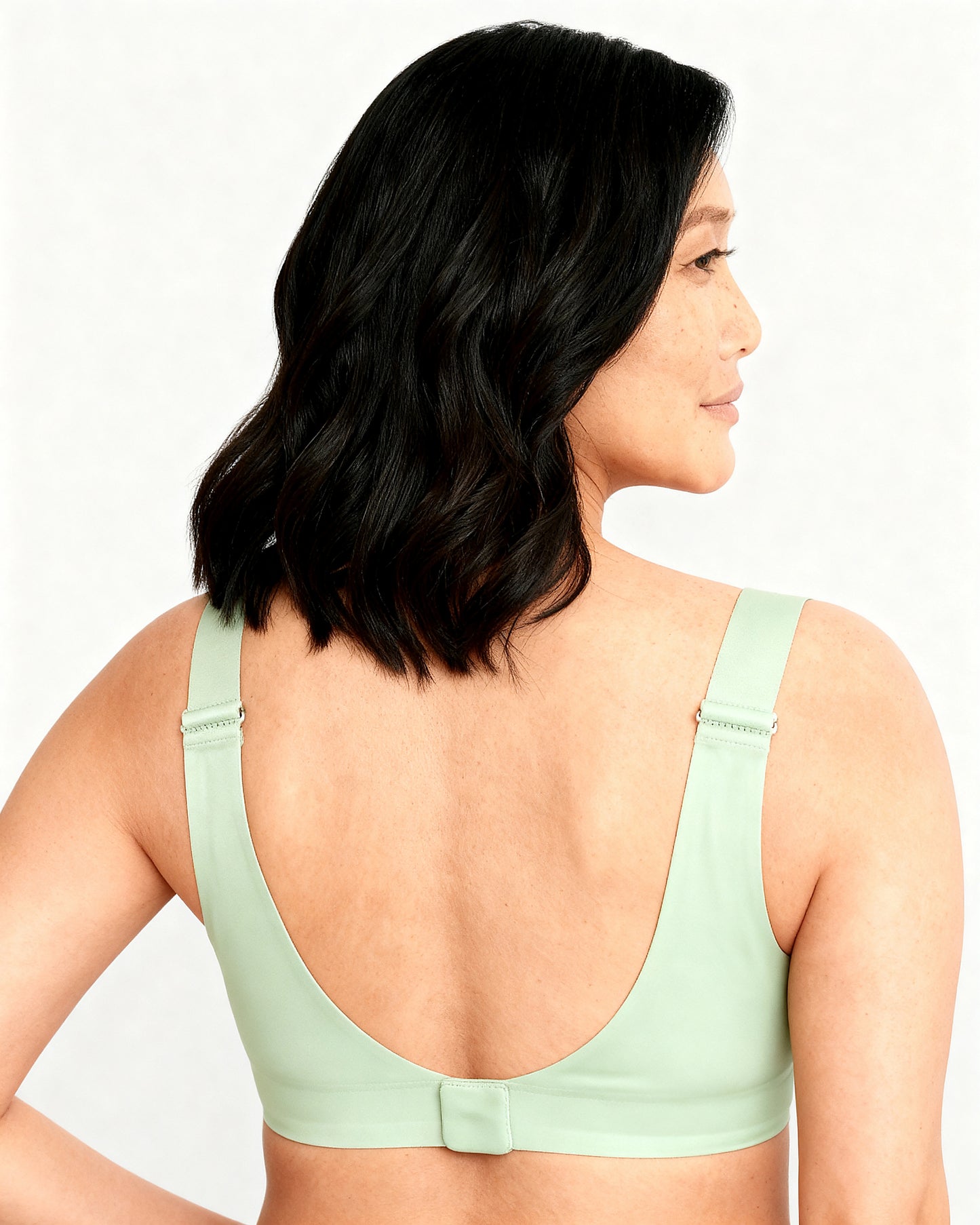 wireless bra full coverage wireless daily bra comfortable wireless Green — Wear Rose