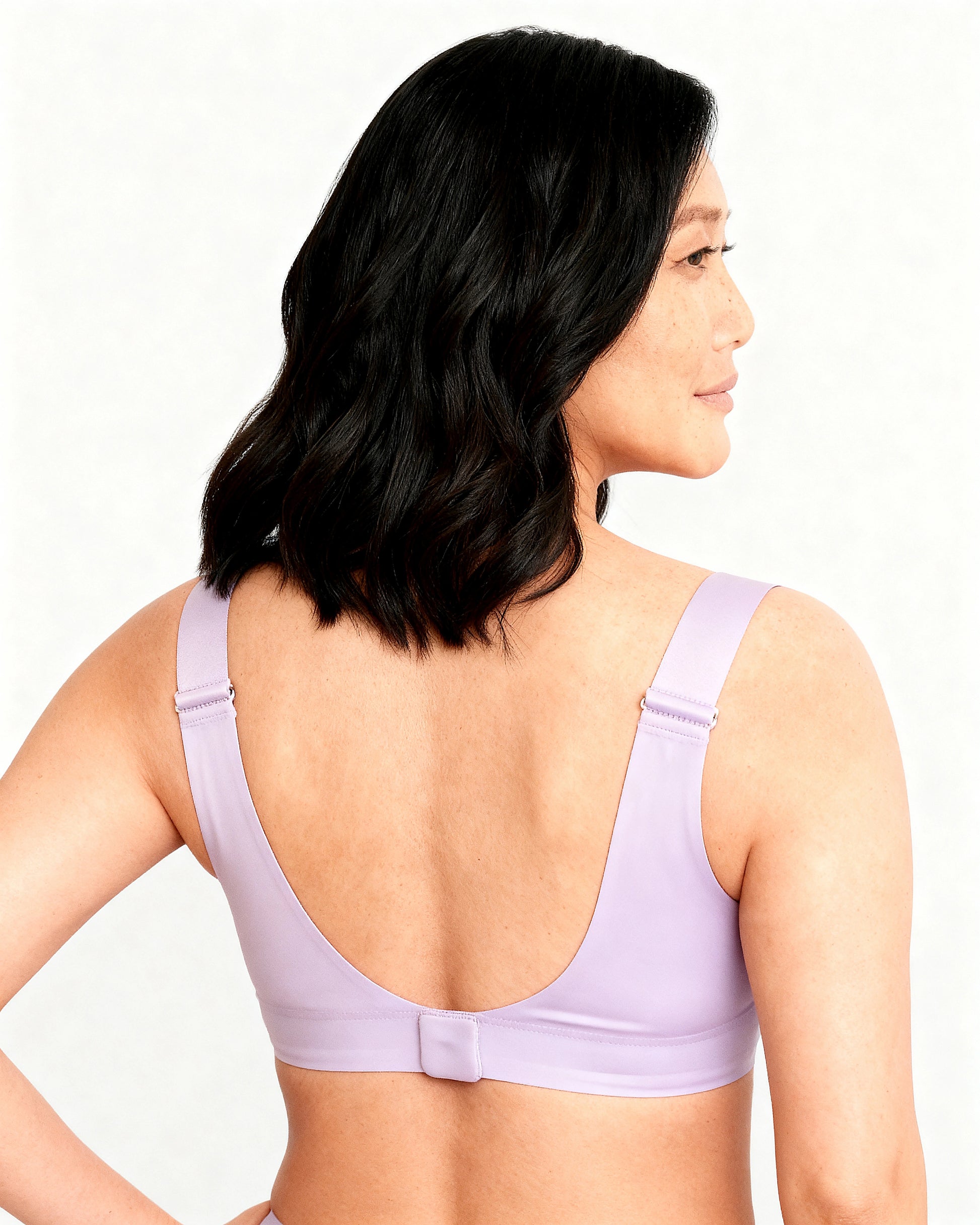 wireless bra full coverage wireless daily bra comfortable wireless Lavender — Wear Rose