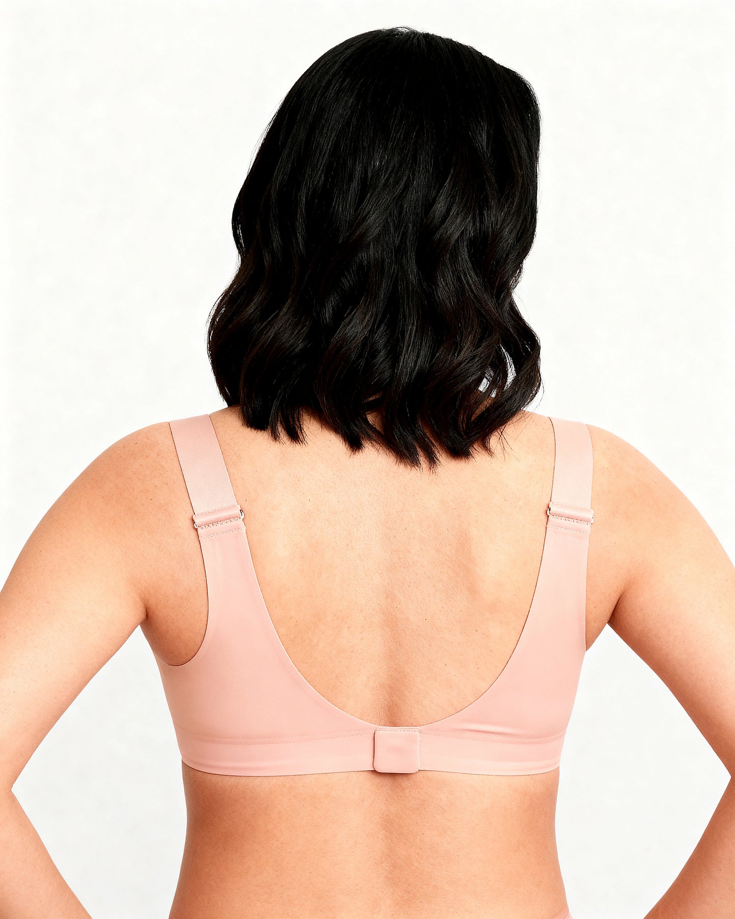wireless bra full coverage wireless daily bra comfortable wireless Pink — Wear Rose