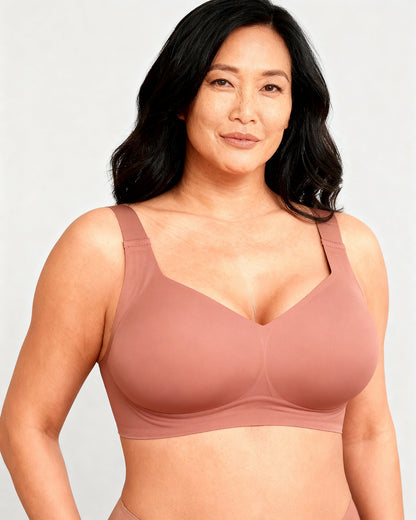 wireless bra full coverage wireless daily bra comfortable wireless Rose — Wear Rose