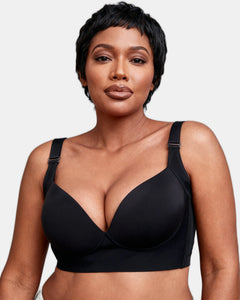 Women's Wireless Bra Seamless Gathered Longline Vest (new)