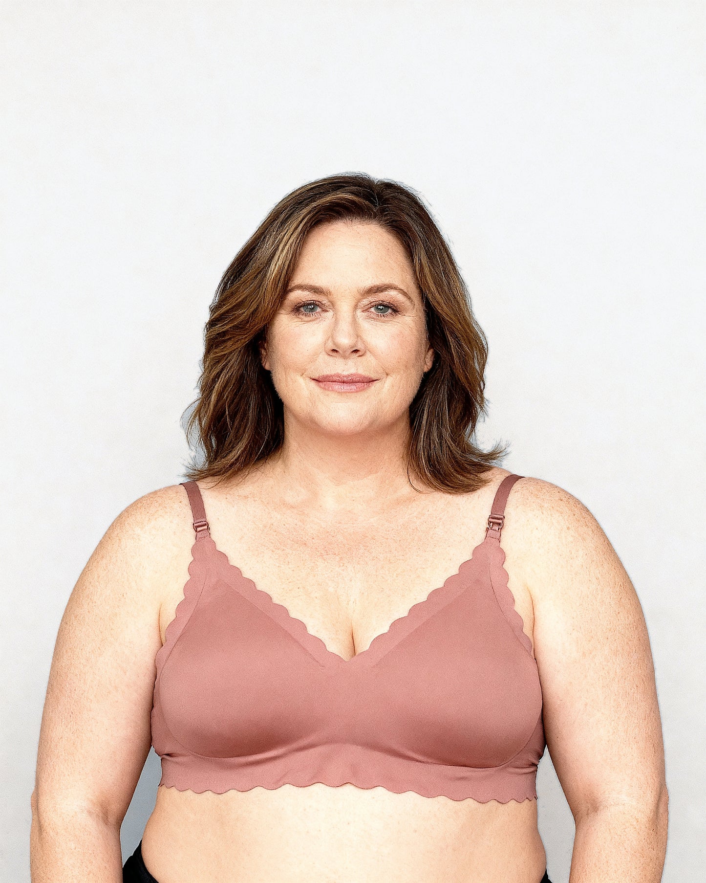 women's wireless seamless ice silk bralette Dusty Pink — Wear Rose