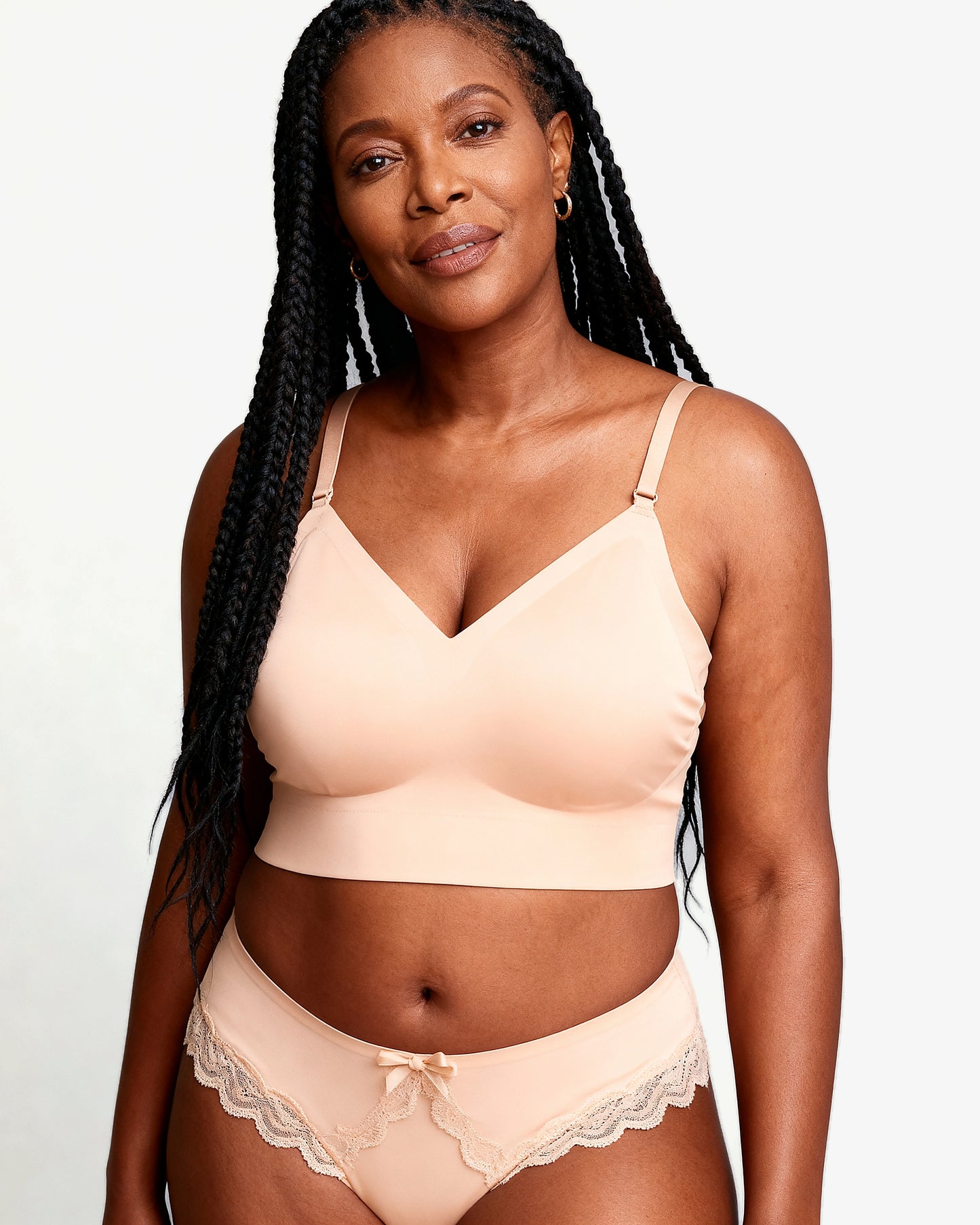 women's wireless push up seamless u-back bralette Beige — Wear Rose