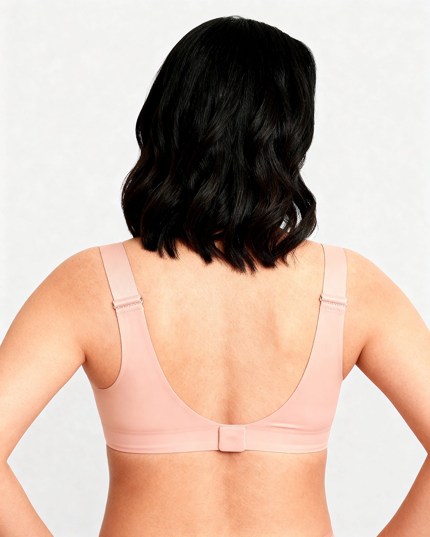 women's wireless seamless full coverage t-shirt bra Pink — Wear Rose