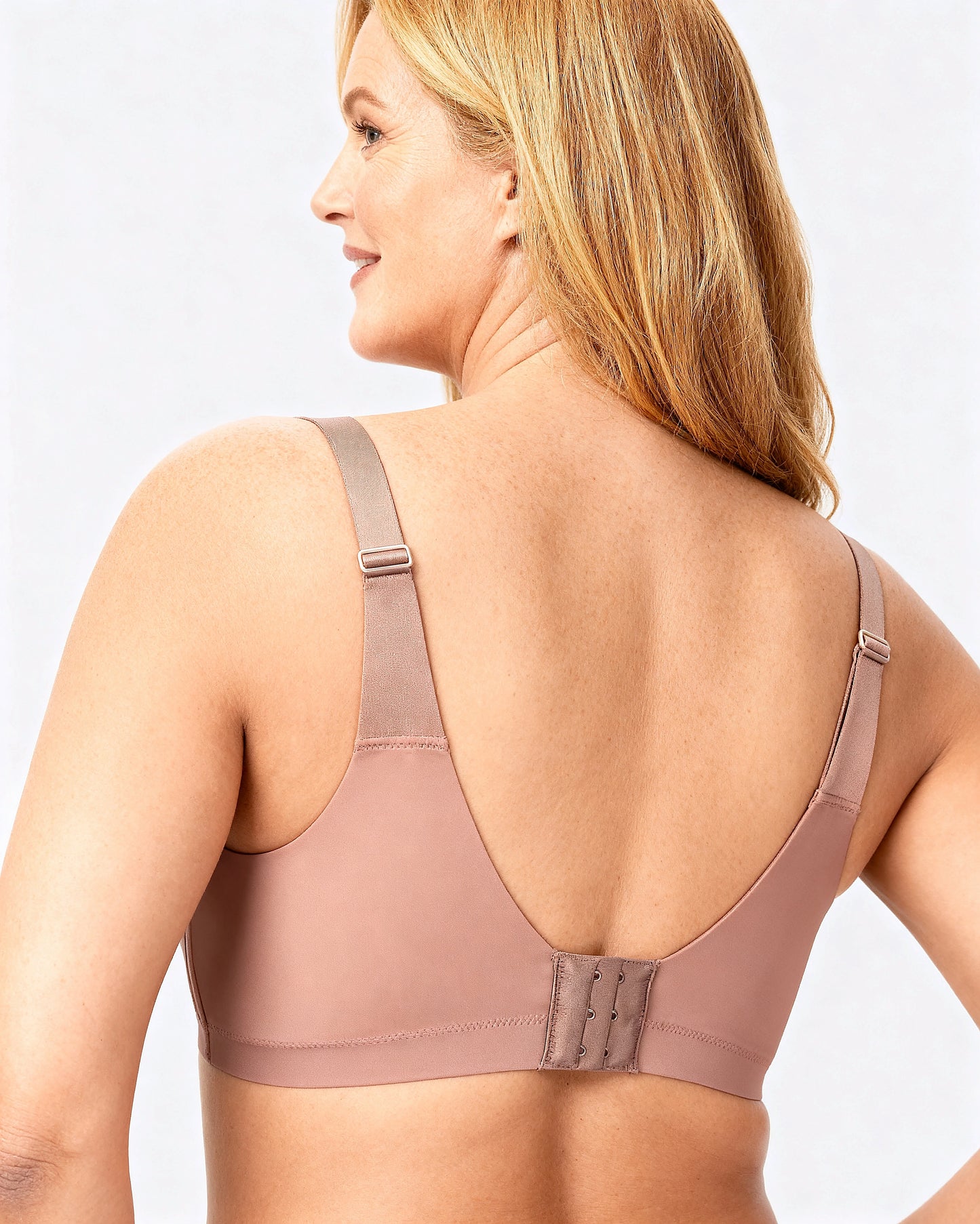 women's wireless seamless t-shirt bra Mauve — Wear Rose