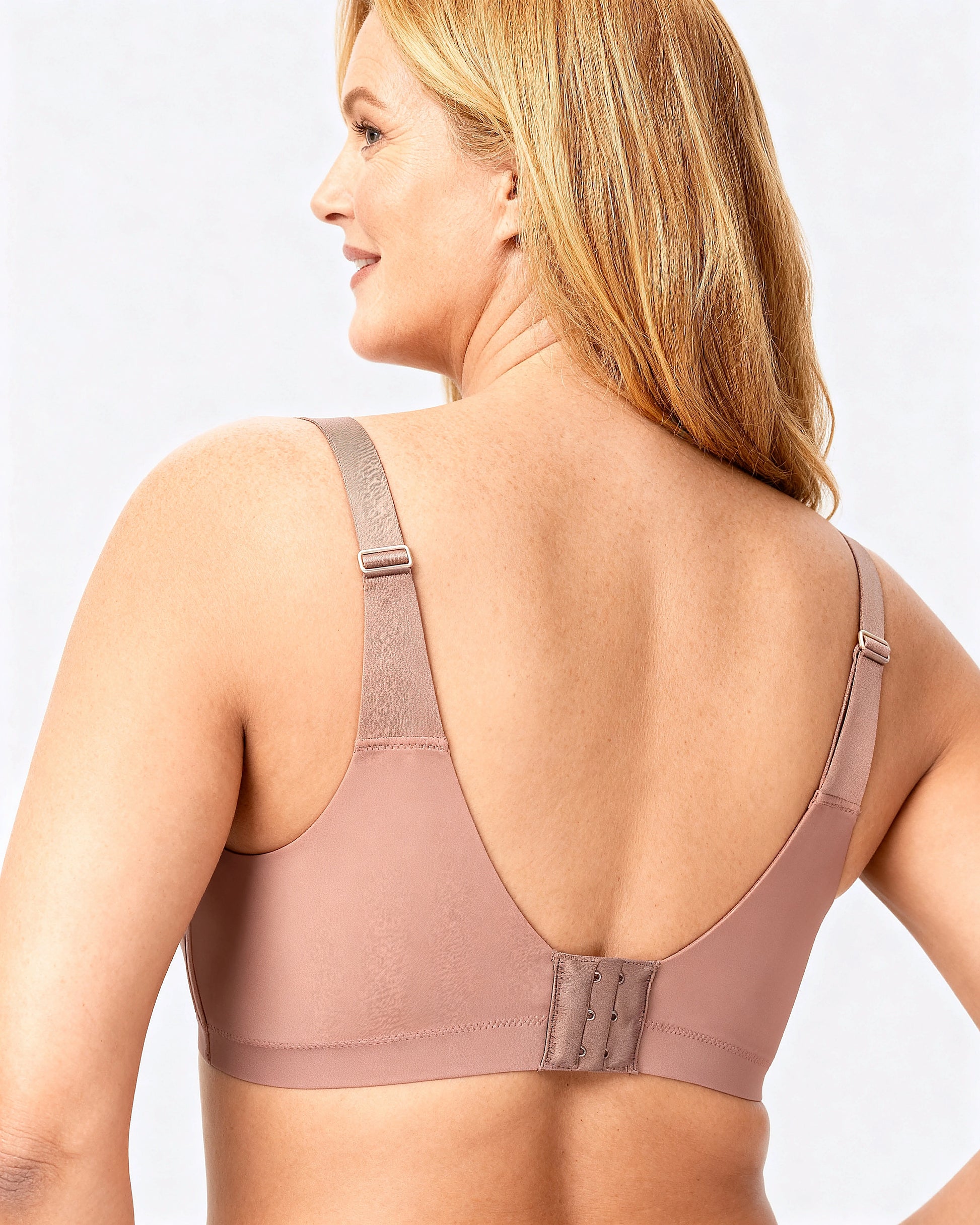 women's wireless seamless t-shirt bra Mauve — Wear Rose